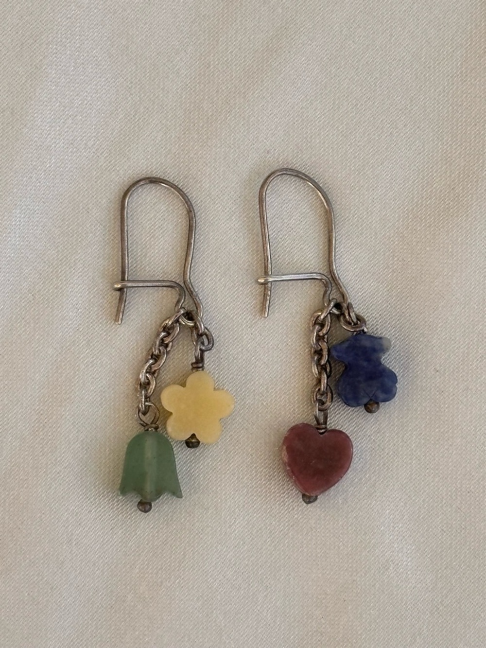 Tous Bear Earrings Silver | Dangling Earrings | Authentic - Picture 3 of 8